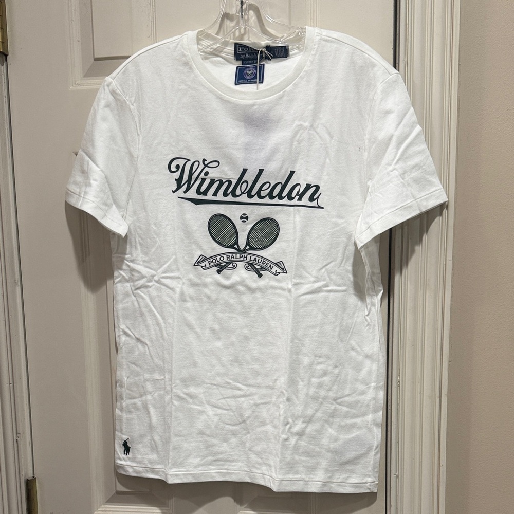 Polo by Ralph Lauren White Wimbledon Graphic Tee